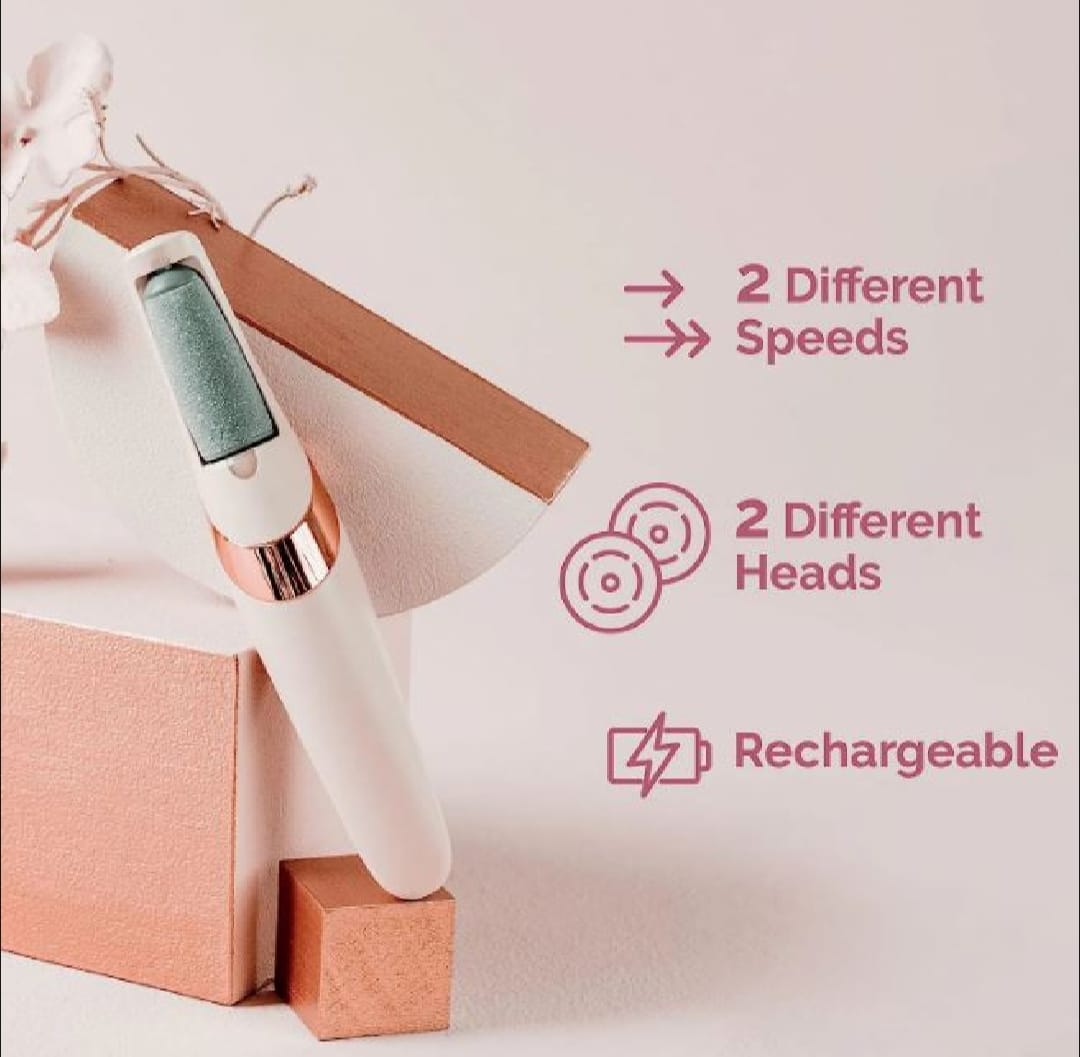 Electric Foot Callus Remover β Rechargeable Pedicure File for Dead Skin, Cracked Heels & Smooth Feet