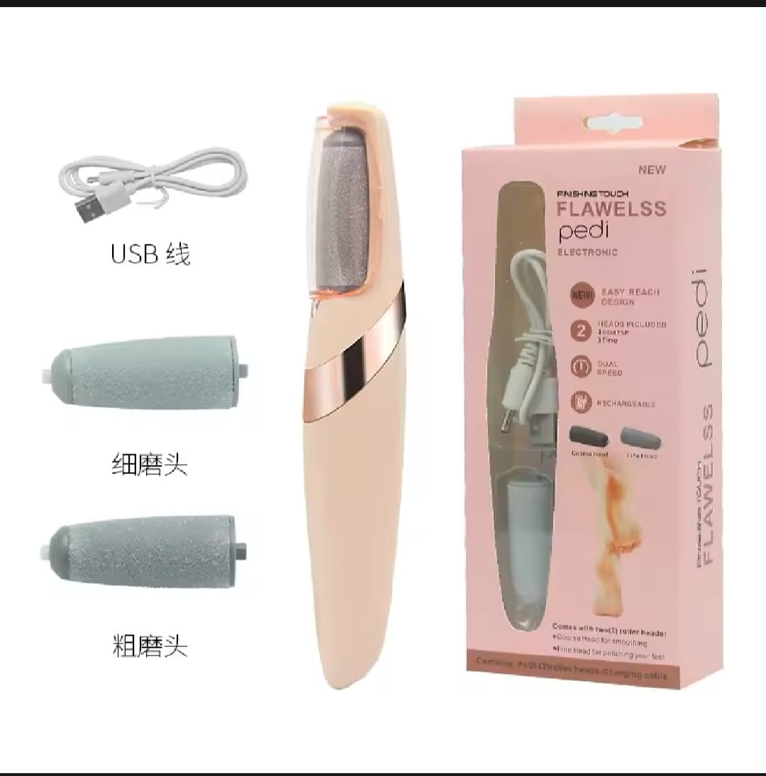 Electric Foot Callus Remover β Rechargeable Pedicure File for Dead Skin, Cracked Heels & Smooth Feet